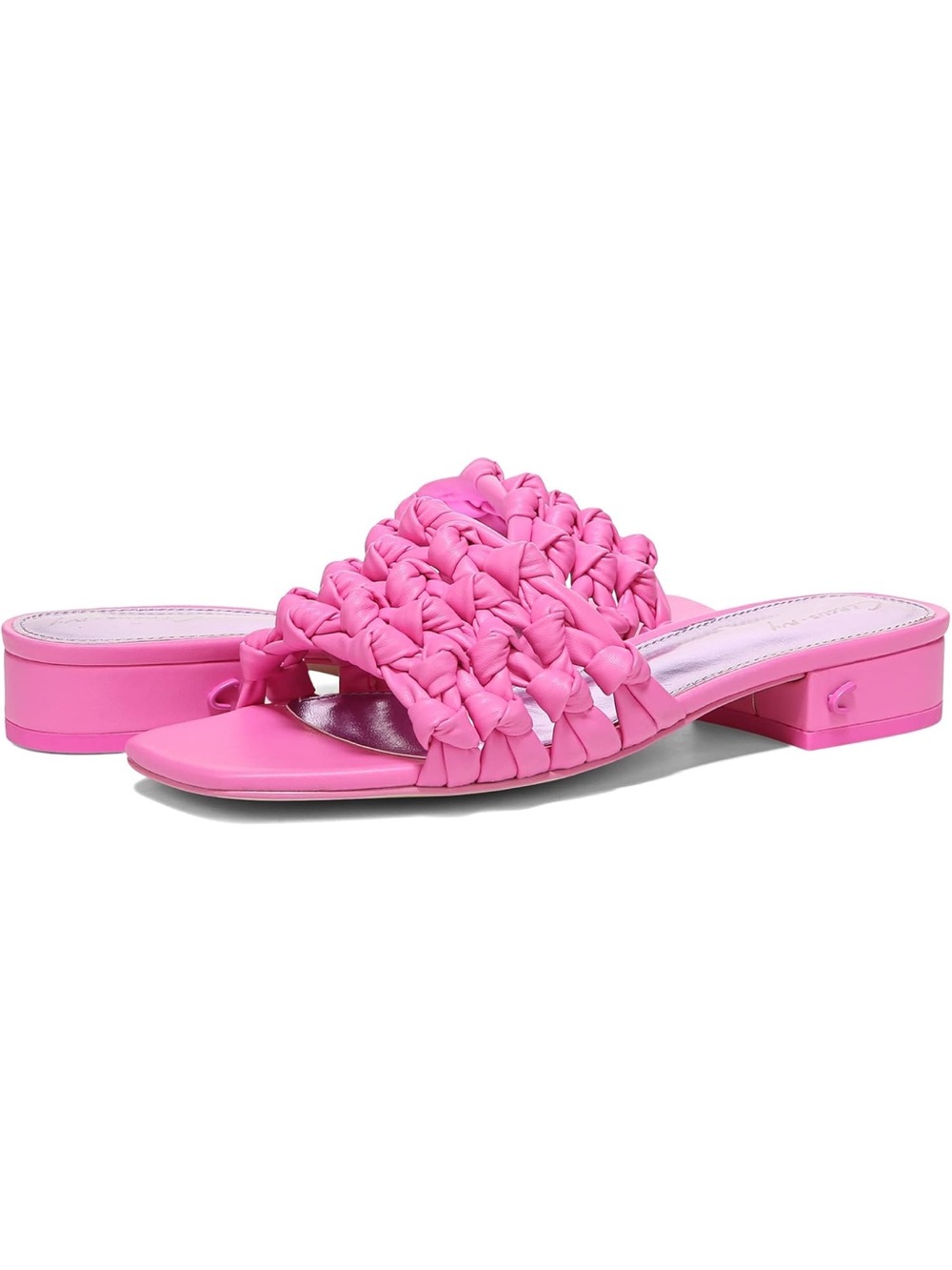 Circus by Sam Edelman Pink Braided Slide Sandals